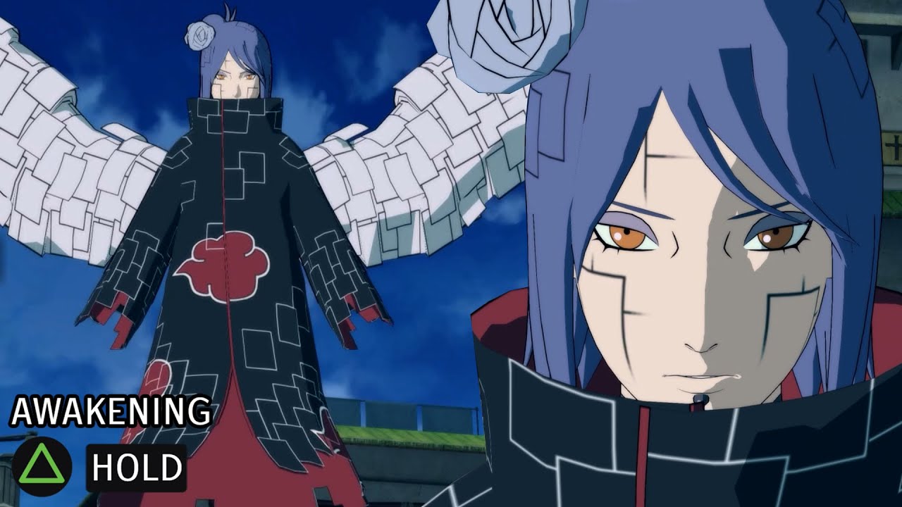 Naruto Storm Connections - Konan Complete Moveset