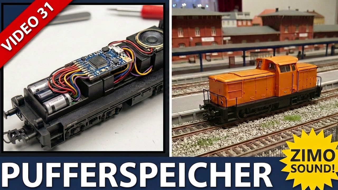 Piko BR 106 Digitalumbau mit Zimo-Sound u. Pufferspeicher (Teil 31) für die       Spur TT