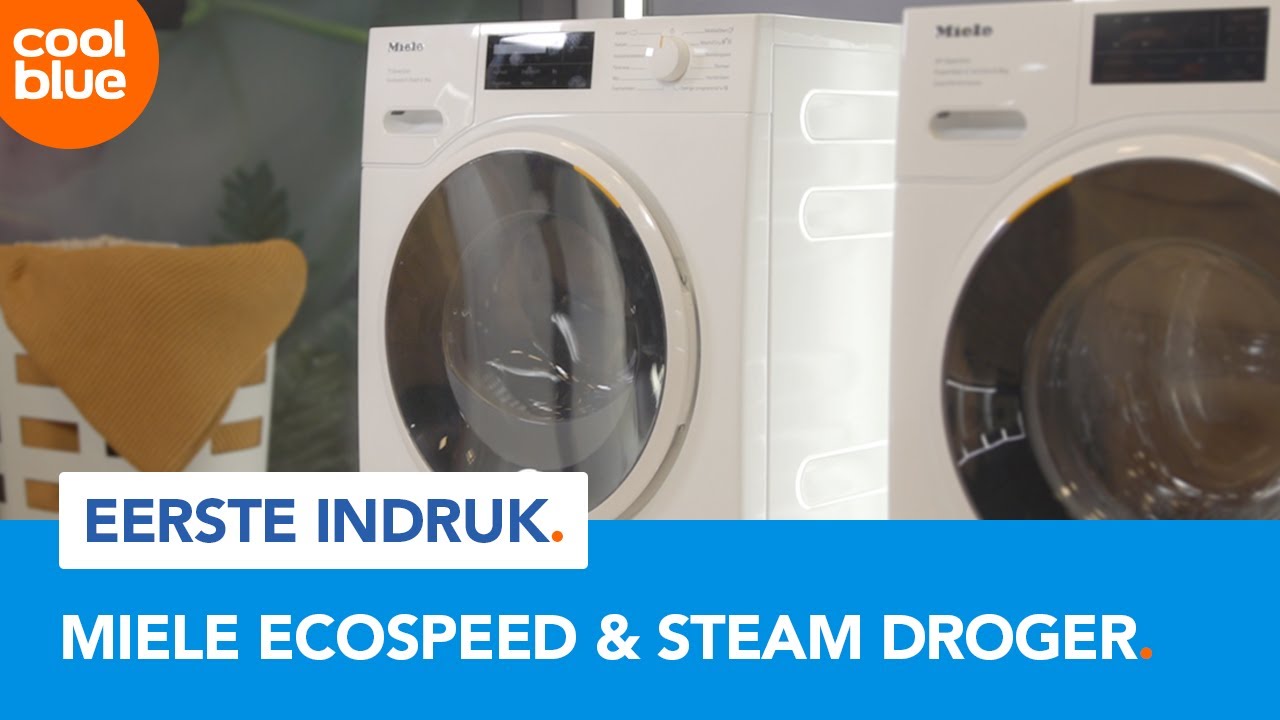 Miele wasdroger met EcoSpeed & Steam - Eerste indruk
