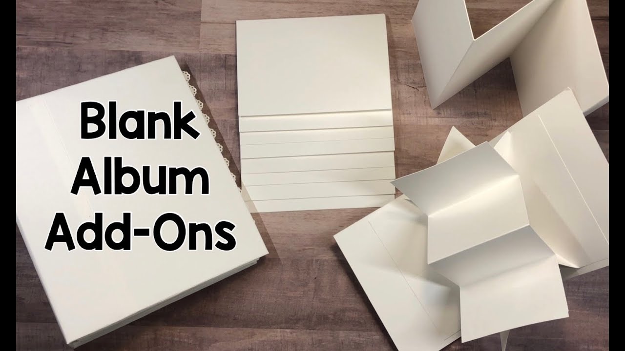 Blank Mini Album Add-Ons