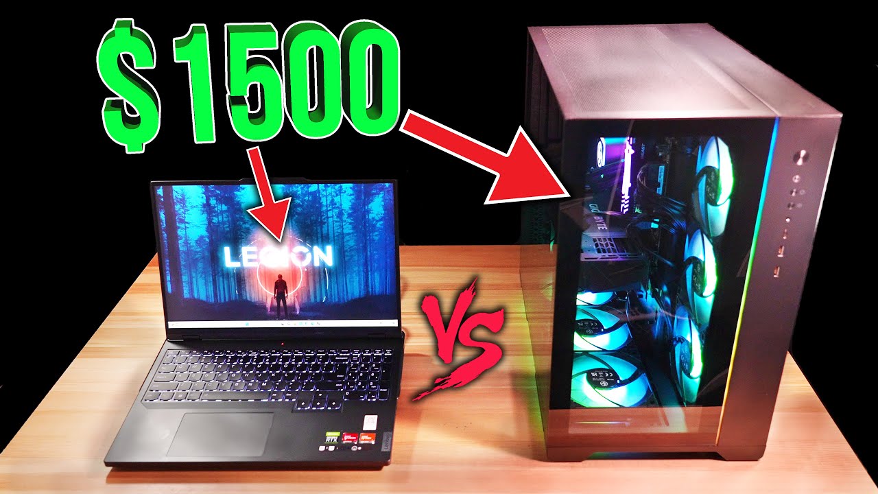 $1500 Gaming Laptop vs Desktop! Legion Pro 5 RTX 4060 vs LYTE RTX 3070 Desktop! 10+ Game Benchmarks
