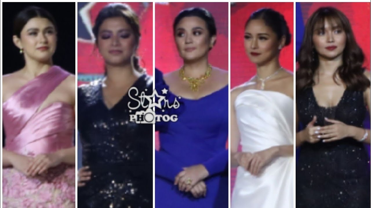 TV Queens Angel, Kim, Kathryn, Carla at Sunshine, Pabonggahan sa Kanilang Acceptance Speech sa Stage