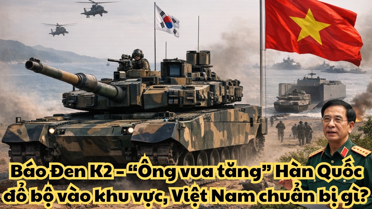 Báo Đen K2 – “Ông vua tăng” Hàn Quốc đổ bộ vào khu vực, Việt Nam chuẩn bị gì?