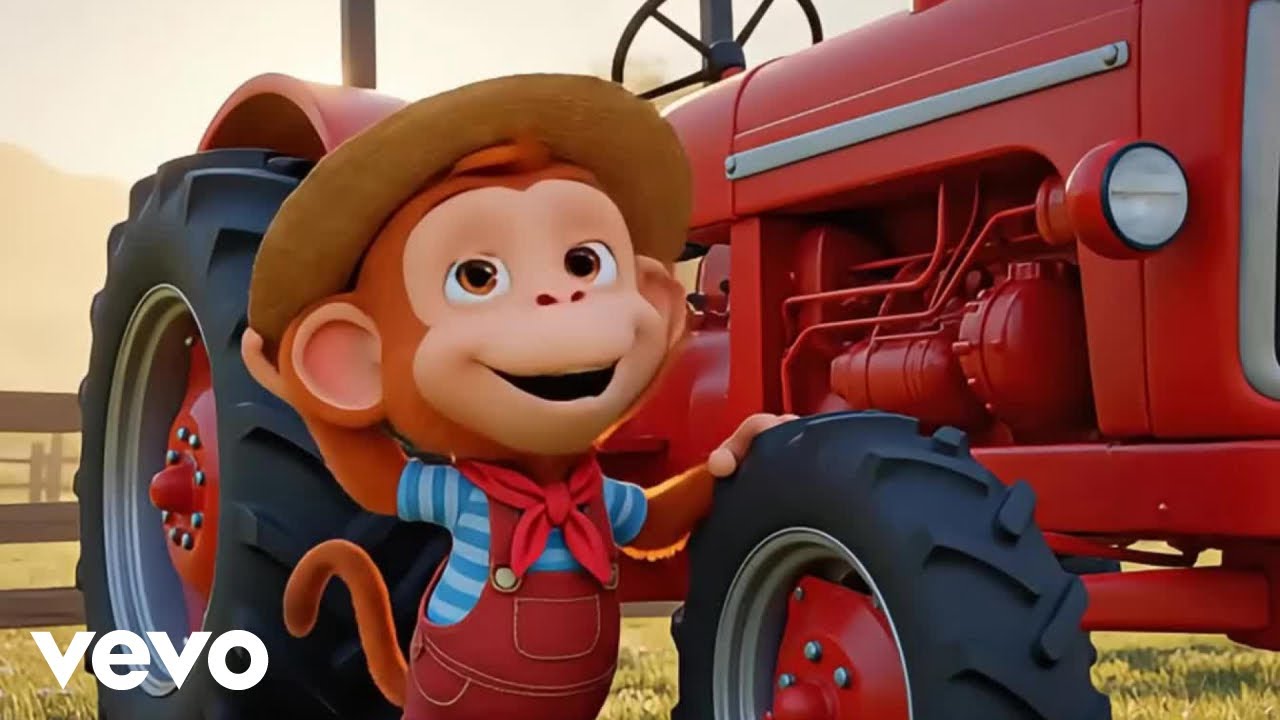 Binod - Monkey Farmer Fixes Tractor and Move a Horse & Gentle Care | Farm Life