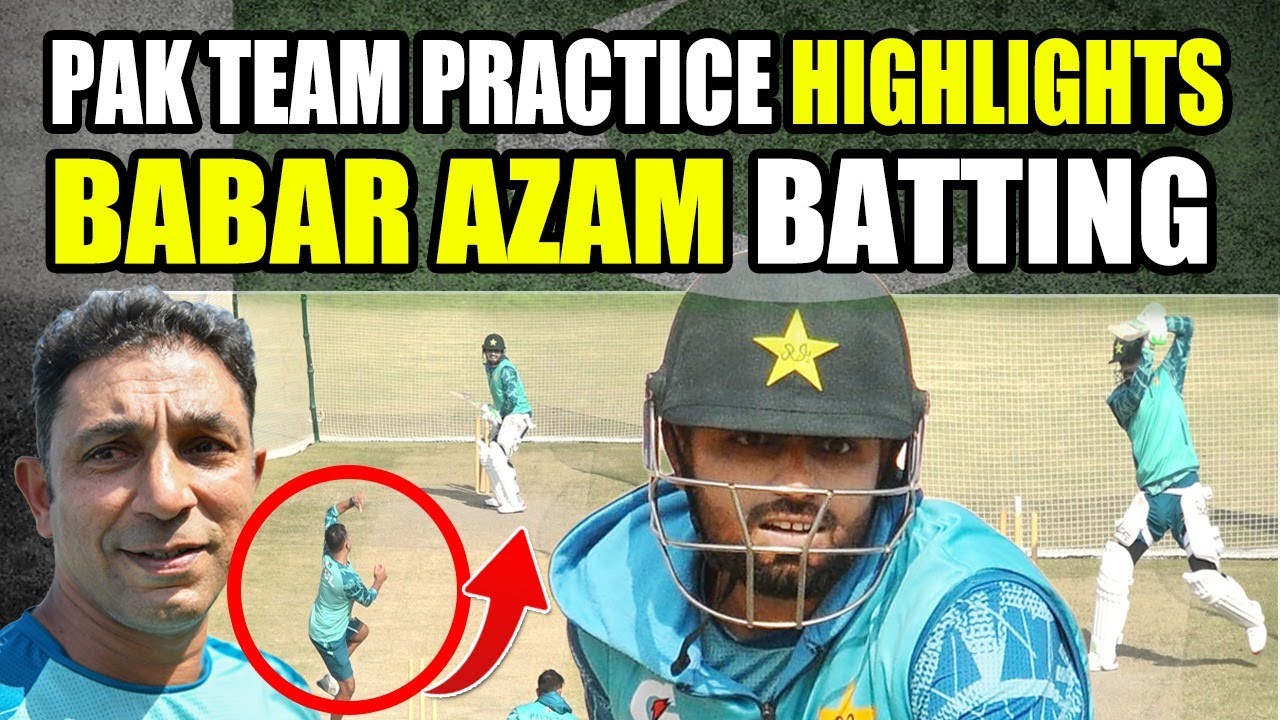 Babar Azam new batting practice video at Multan Cricket Stadium | #PAKvWI Test Series