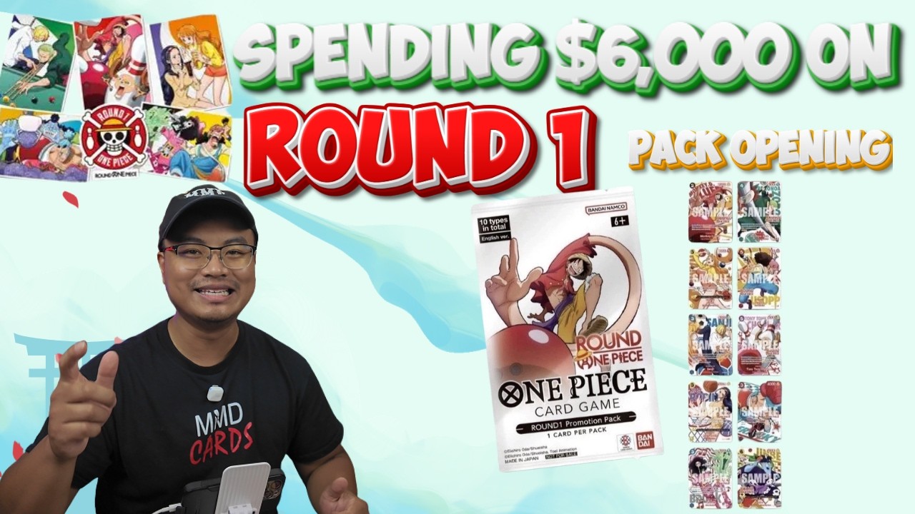Я ПОТРАТИЛ БОЛЕЕ $6,000 НА ПРОМО-КАРТЫ ONE PIECE 1-ГО РАУНДА! ВСКРЫТИЕ ПАКОВ И ПЕРВЫЙ ВЗГЛЯД!! #o...