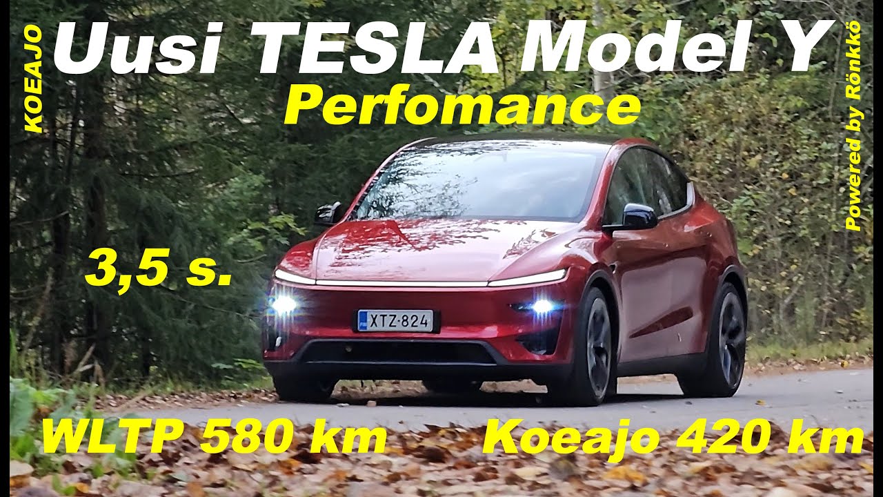 Koeajossa Tesla Model Y Perfomance: voiko perheauto olla urheiluauto?