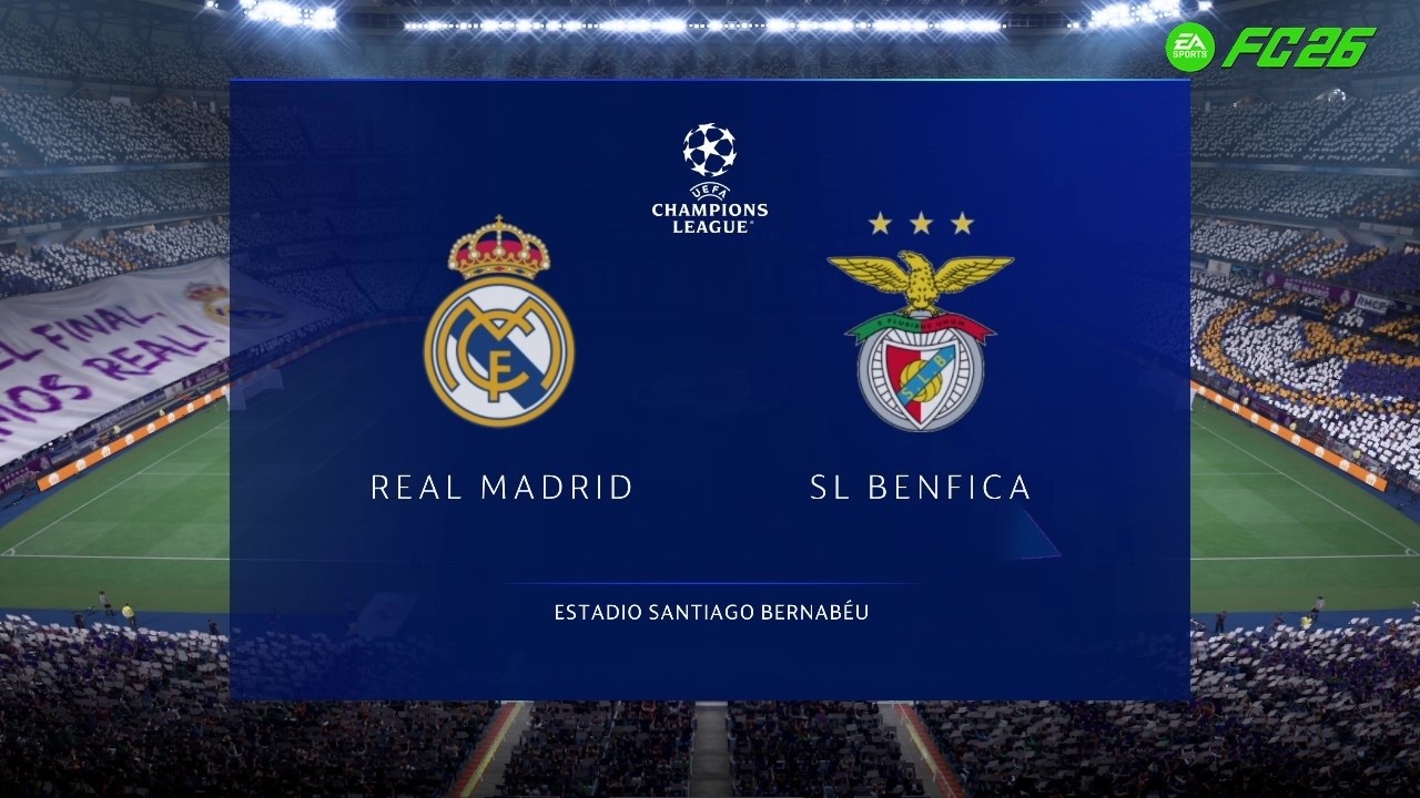 FC 26 - Real Madrid vs. Benfica - UEFA Champions League 25/26 Playoff Full Match | PC™ [HD]