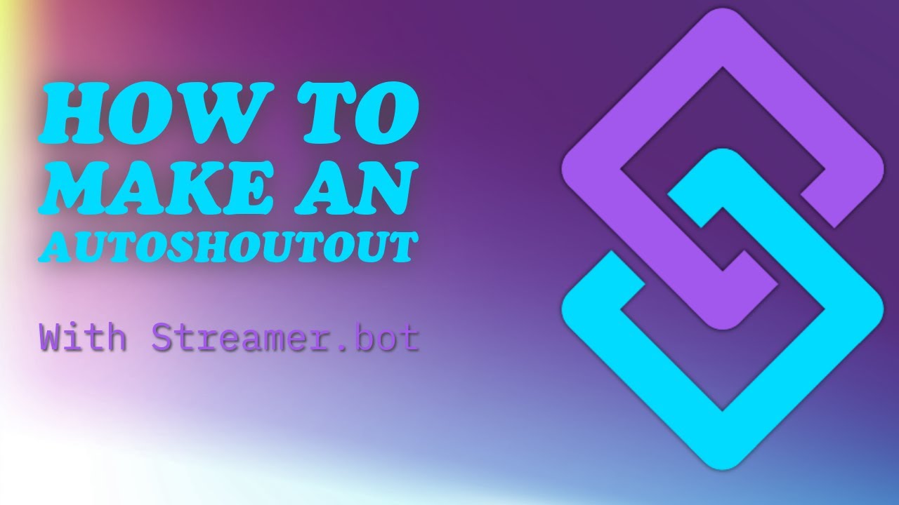 How to make an Auto ShoutOut Trigger with streamerbot