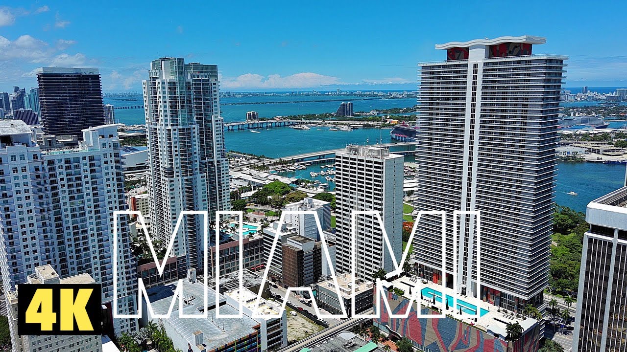 Miami Beach - Downtown Miami 4K 2023