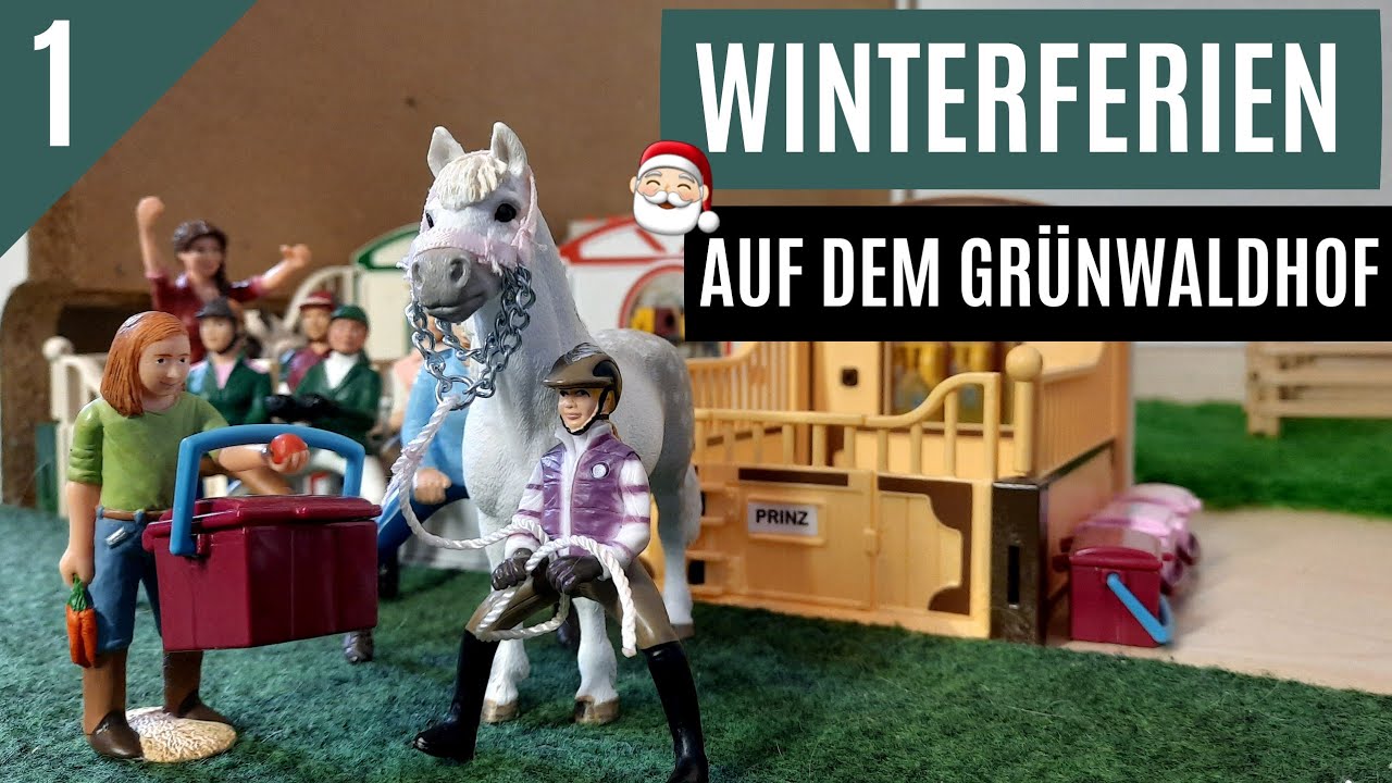 #1 Winterferien auf dem Grünwaldhof ☃️ | Schleich Serie 🎄 4.12.20