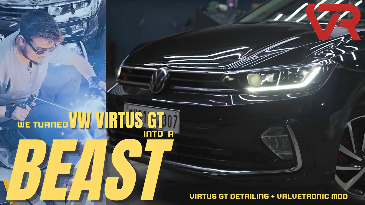 VW VIRTUS valvetronic exhaust upgrade + custom mods