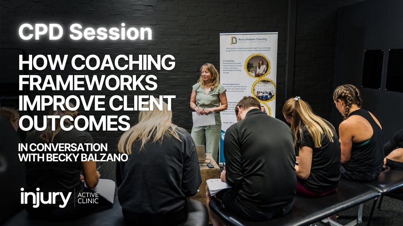 How Coaching Frameworks Improve Client Outcomes | Injury Active x Becky Balzano