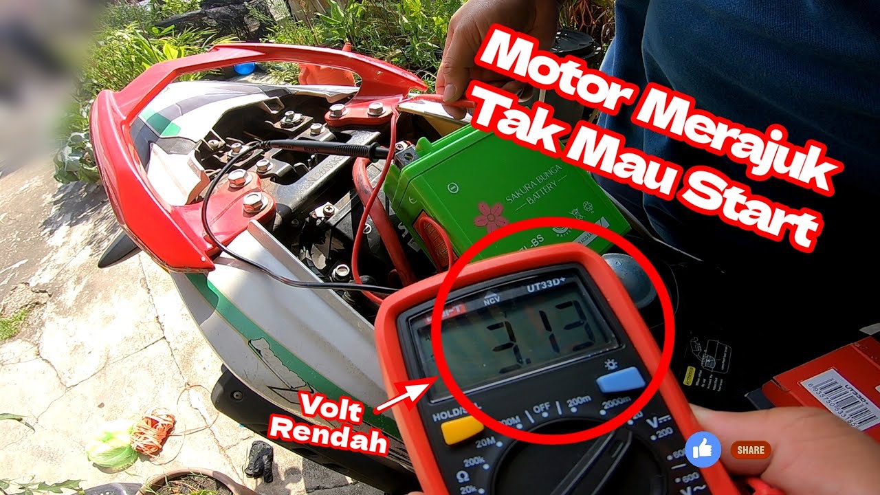 Motor Merajuk Tak Mau Start!!!Cara Mudah Periksa Keadaan Bateri - [ Benelli Rfs150i ]VLOG#041 2023