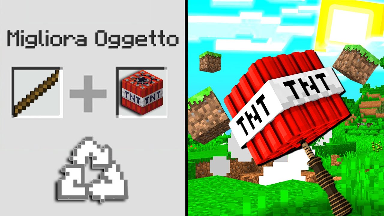 HO UNITO TUTTI GLI OGGETTI DI MINECRAFT INSIEME - ITA