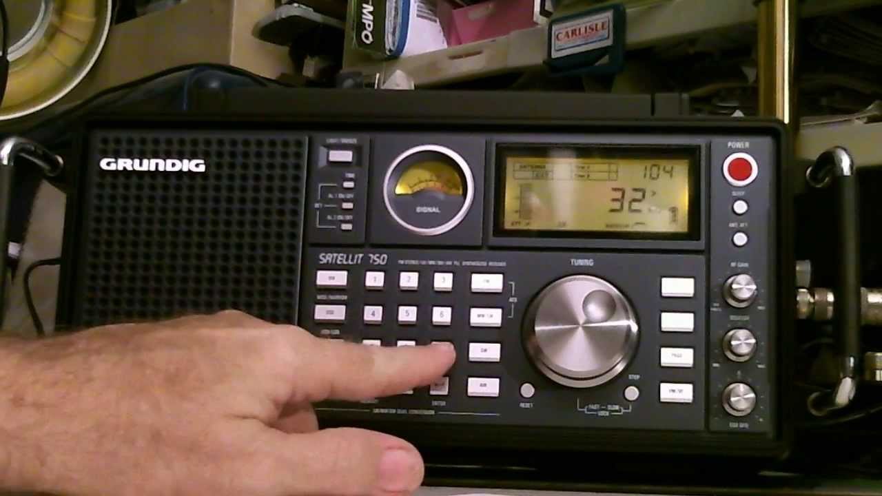 TRRS #0181 - Interesting Shortwave Listening on the Grundig Satellit 750