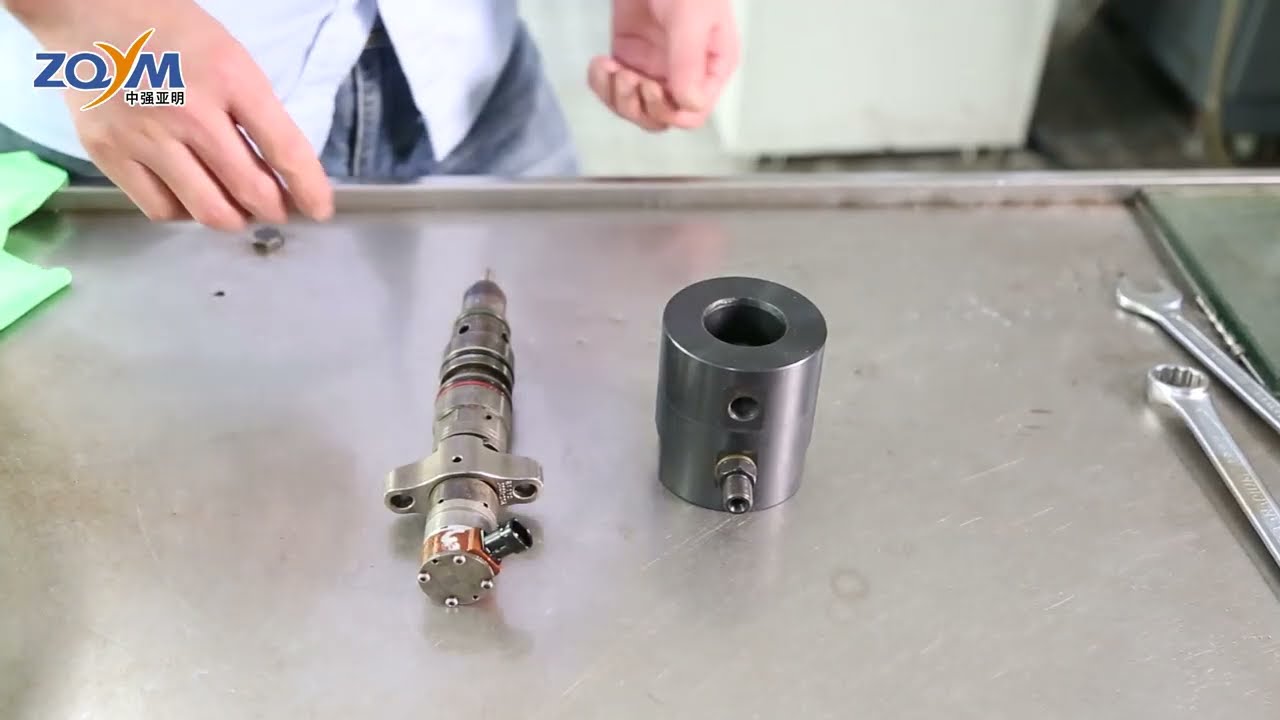 How to test Caterpillar C7C9 injector O-ring tightness? CAT HEUI C7C9 seal test