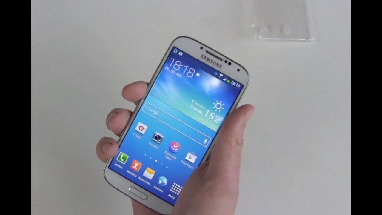 Samsung Galaxy S4 einrichten und erster Eindruck