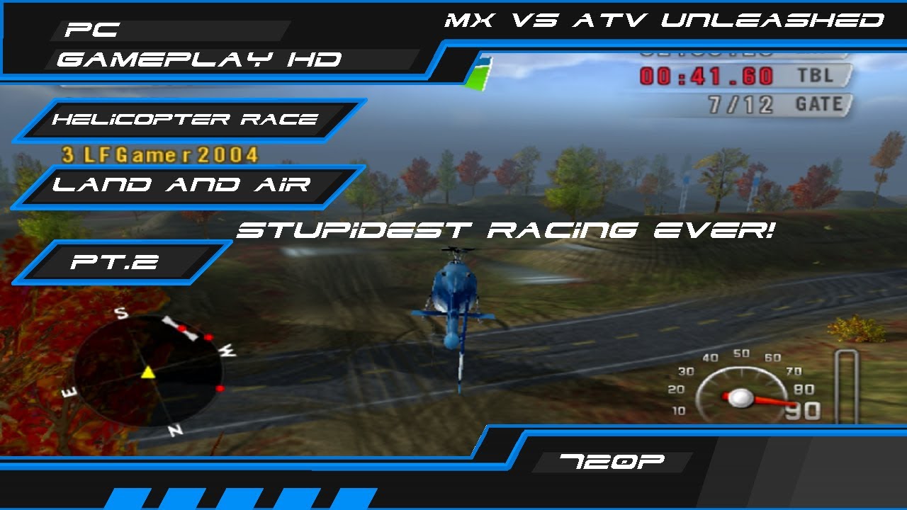 MX Vs ATV Unleashed - Helicopter Racing! - PT.2 | Gameplay HD