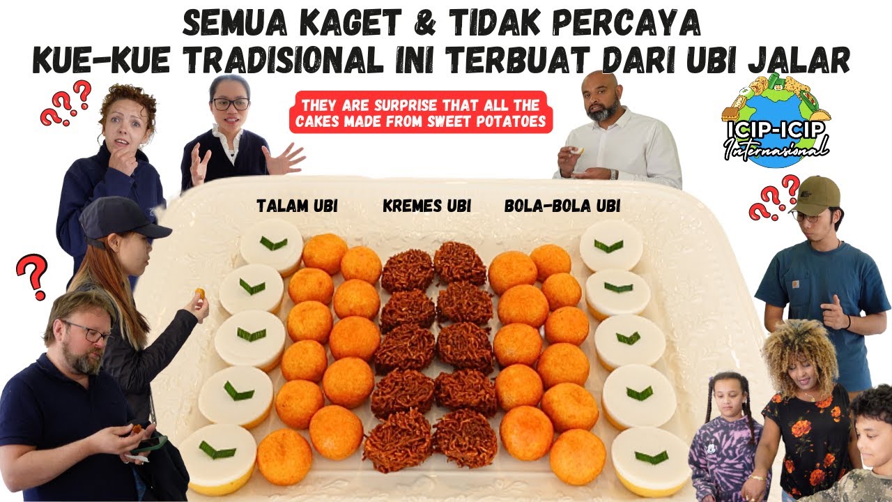SEMUA KAGET & TIDAK PERCAYA KUE-KUE INI DARI UBI JALAR |  ALL THE CAKES MADE FROM SWEET POTATOES