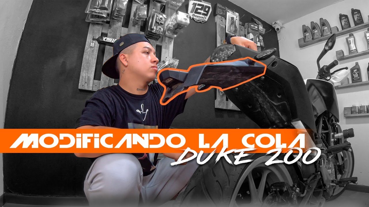 Modificando la cola | DUKE 200