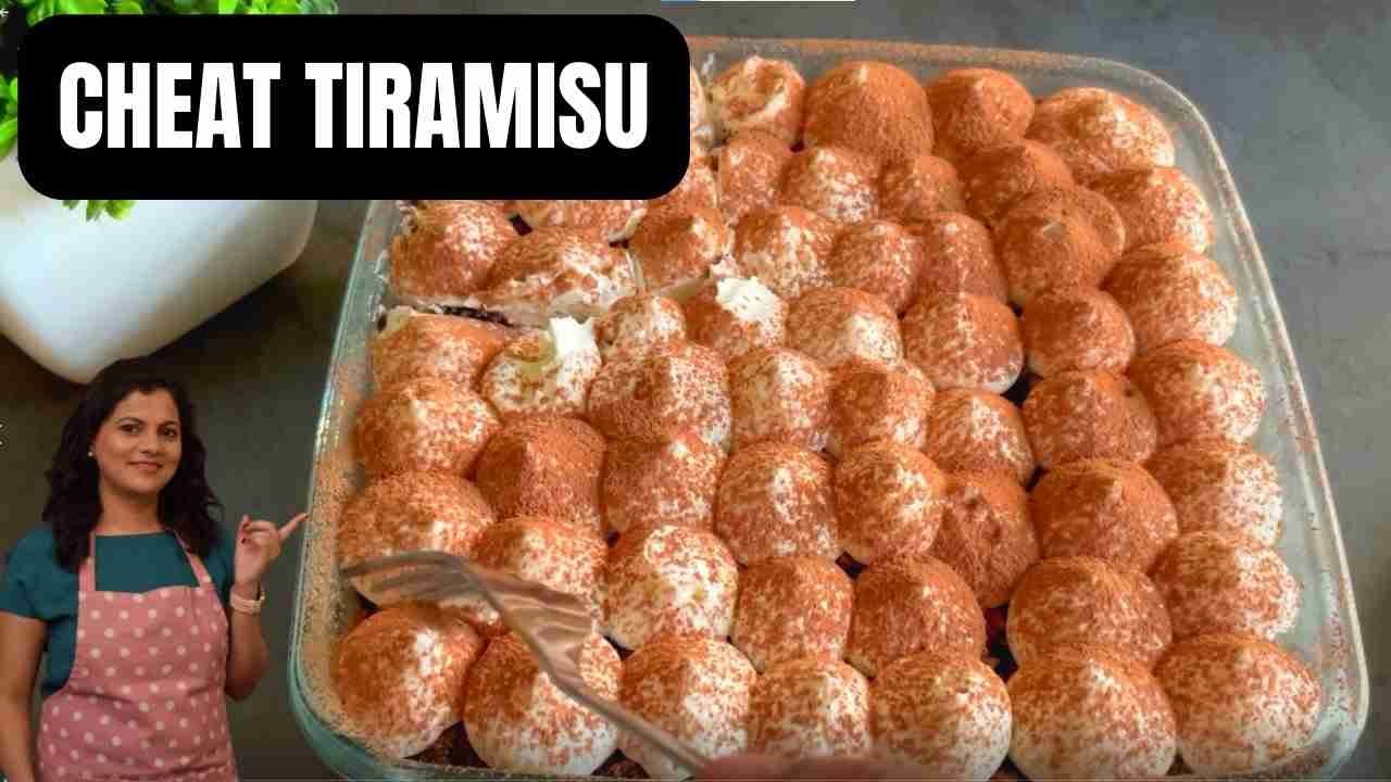 CHEAT Tiramisu | Eggless Tiramisu without Ladyfingers | Tiramisu without Mascarpone Cheese |