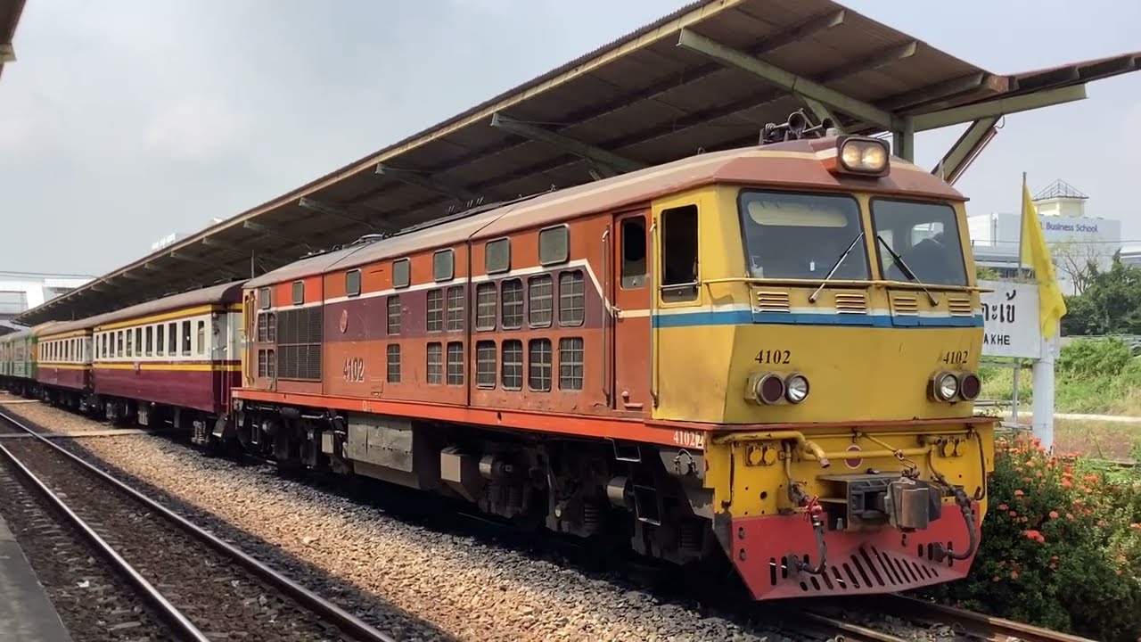 ALS.4102 ขบวนรถชานเมืองที่ 389 ออกหัวตะเข้ | Commuter Train 389 DEP. Hua Takhe