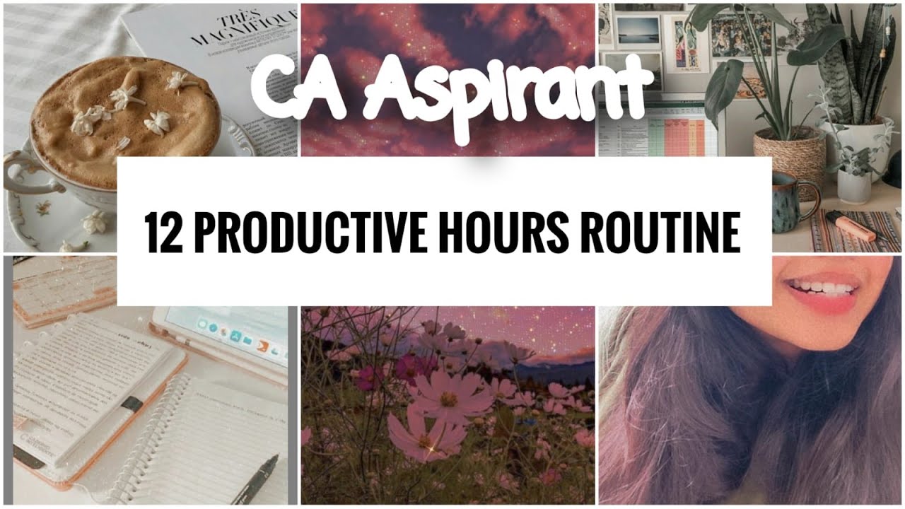 12 Hours Study Routine Of A CA Student! Life Of A CA Student I Study Vlog I How To Make It Happen