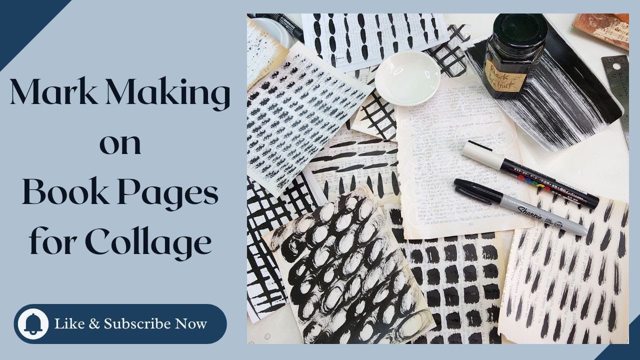 Mark Making for Stunning Collage Papers