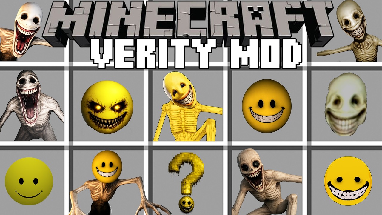 Minecraft VERITY MOD / VERITY HORROR MOD! (Minecraft Mods)