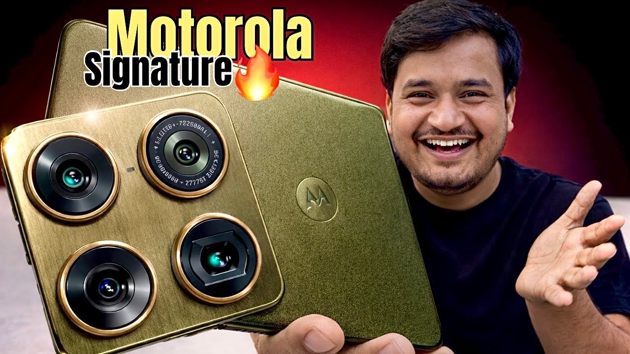 Motorola का ये Phone हाथ में लेते ही WOW 🤯| Motorola Signature Having Awesome Features 😍