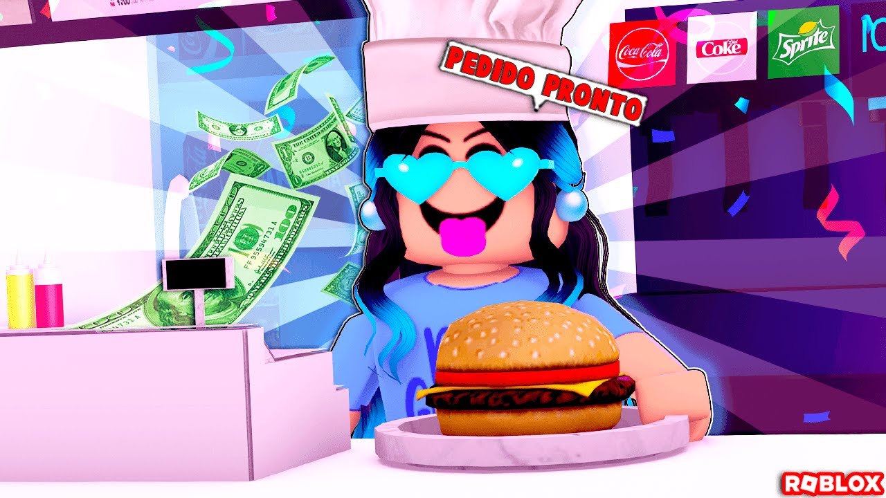 ABRI UMA HAMBURGUERIA NO ROBLOX! 🍔 (Burger Store Tycoon)