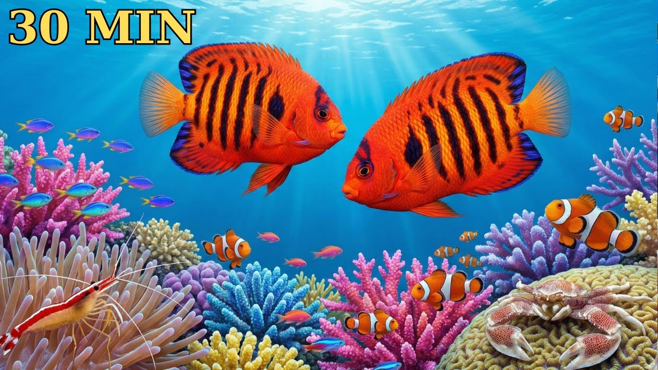 Paradise Under the Sea 4K 🏝️ | 30 Minutes of The Most Vibrant Coral Reefs