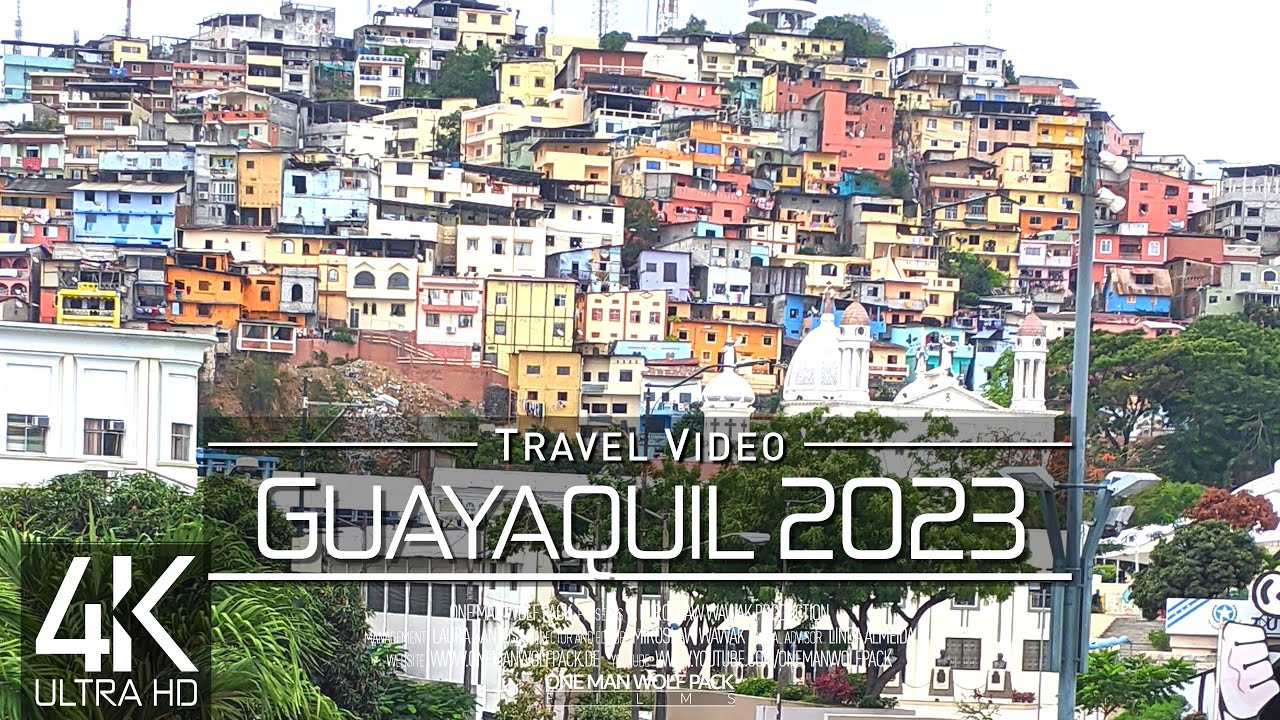 【4K 60fps】🇪🇨 1 HOUR RELAXATION FILM: 🚗 «Driving in Guayaquil (Ecuador)» Ultra HD 📺 UHD 2160p AmbiTV