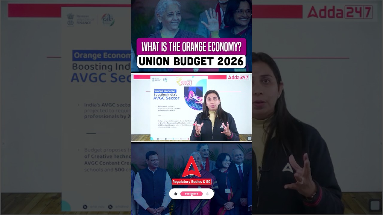 What is the Orange Economy? | Union Budget 2026 