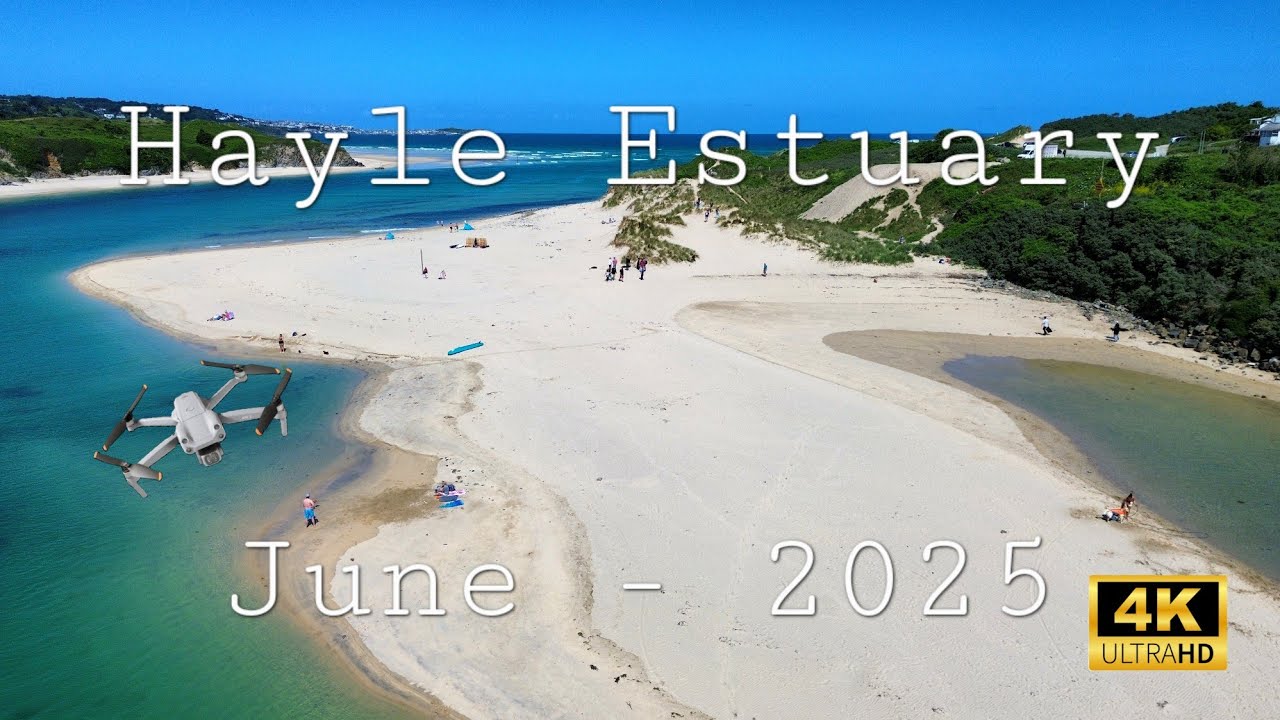 Hayle Estuary at HIGH TIDE and looking almost tropical!! - Cornwall - June 2025