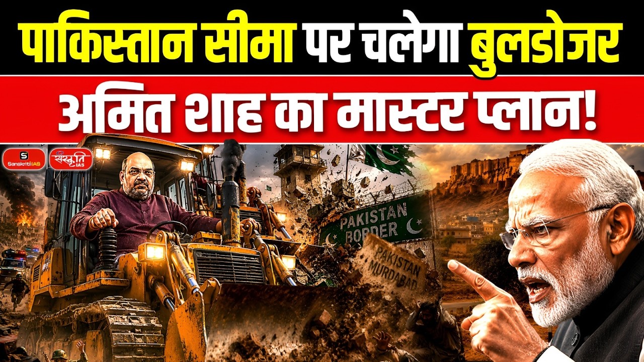 Border Security Tightened | Amit Shah Orders Massive Anti-Encroachment Action | Sanskriti IAS