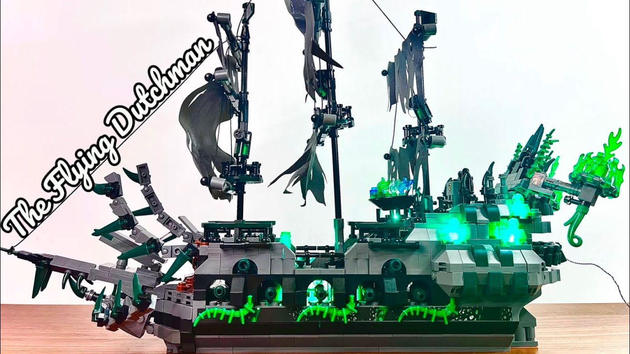 The Flying Dutchman Ghost Ship Set Timelapse Construction and Review | JMBricklayer