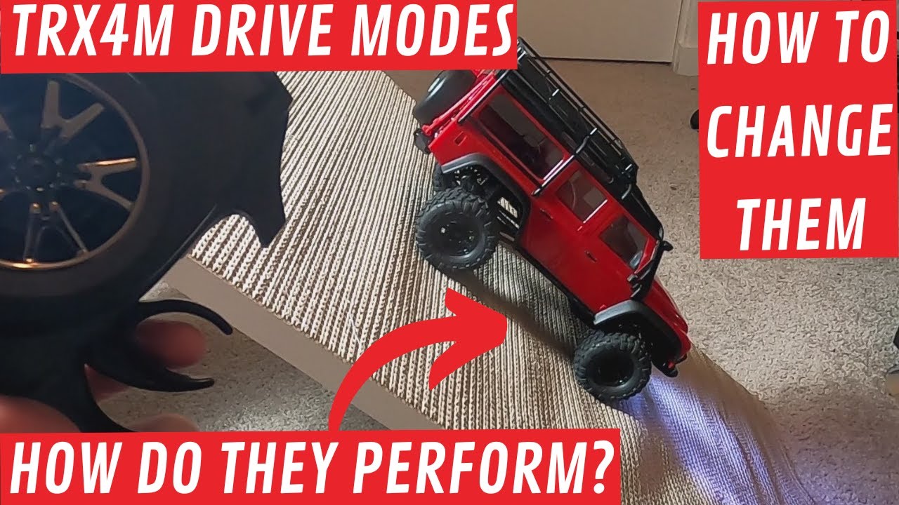 How To Change TRX4m Drive Mode And Testing Them