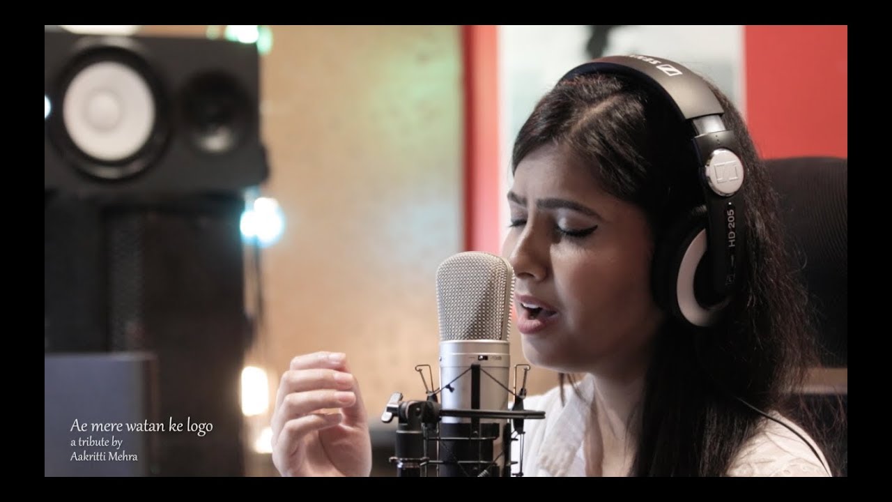 AE MERE VATAN KE LOGON I COVER BY AAKRITTI MEHRA