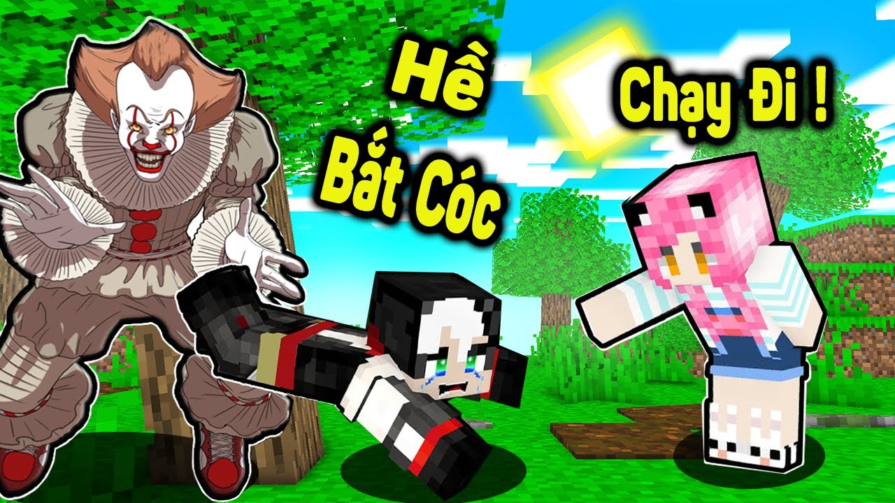 MỀU CỨU EM TRAI CỦA REDHOOD KHỎI TÊN HỀ PENNYWISE TRONG MINECRAFT*REDHOOD TIÊU DIỆT CHÚ HỀ MA QUÁI