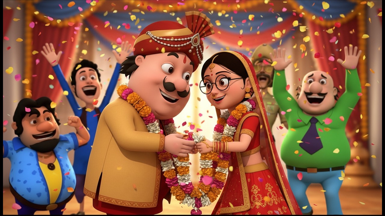 Motu Ki Barat | Kids Hindi | Hindi Cartoon Video | Motu Patlu | Hindi Rhymes Part 21 #nurseryrhymes