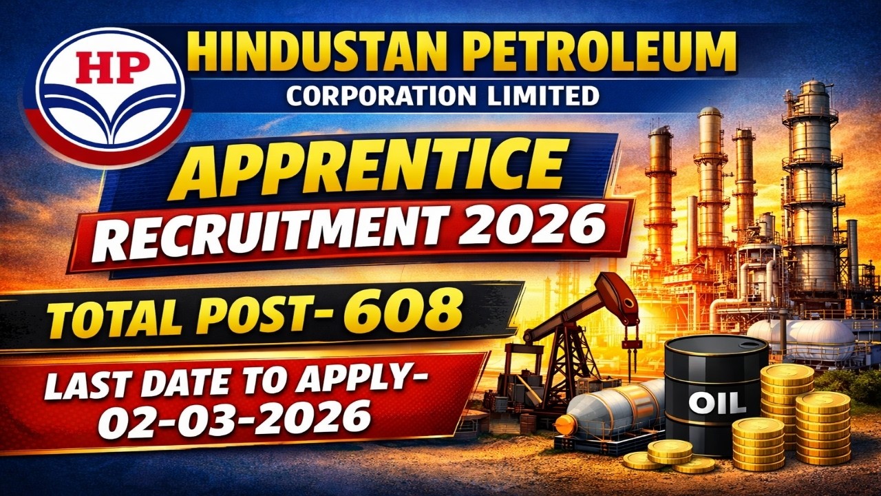 Hindustan Petroleum Corporation Limited HPCL Graduate Engineering Apprentice Recruitment 2026.
