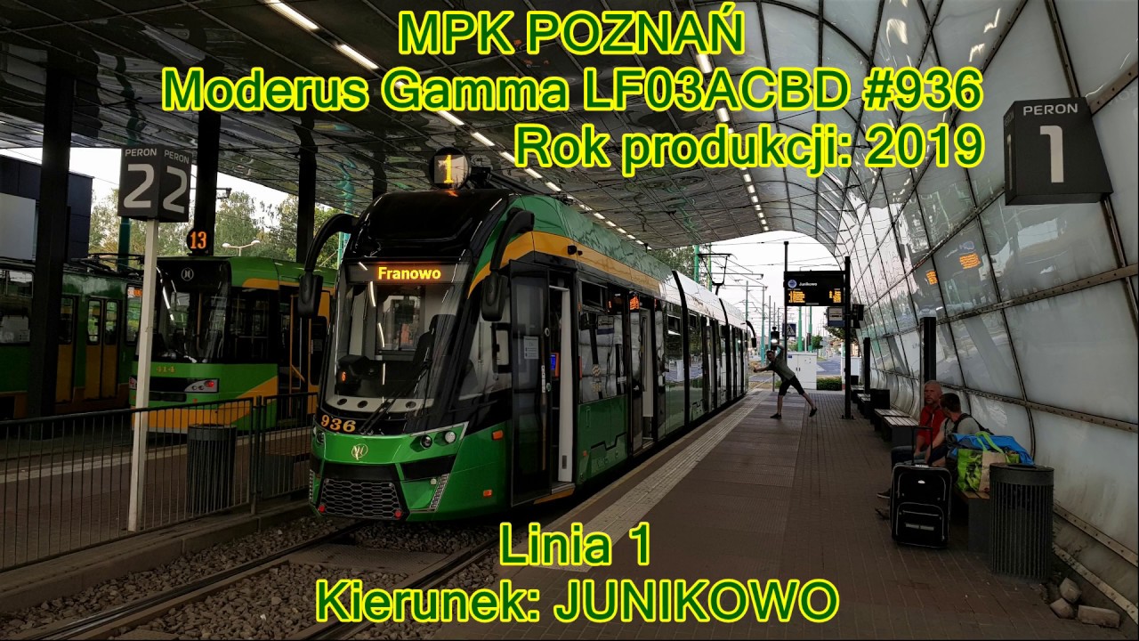 MPK Poznań - Linia 1, Moderus Gamma LF03ACBD #936