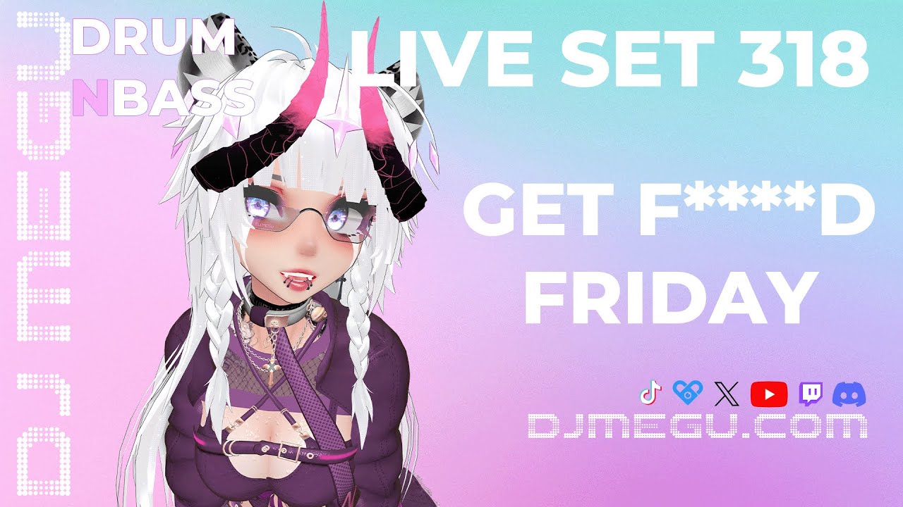 [VRDJ] Get WASTED Friday - #DnB - #VRChat - 2026/01/16 - Set 318