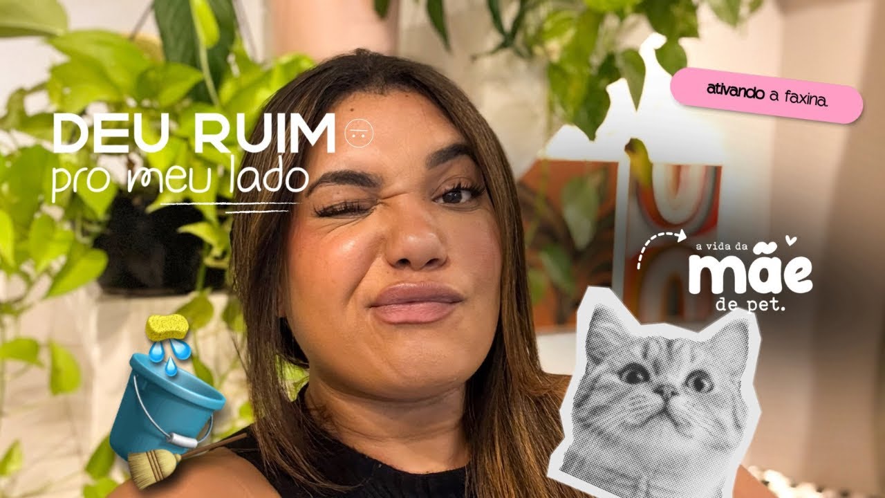 VLOG: ROTINA DE CASA, QUASE INTERNEI, GATINHA DODÓI.