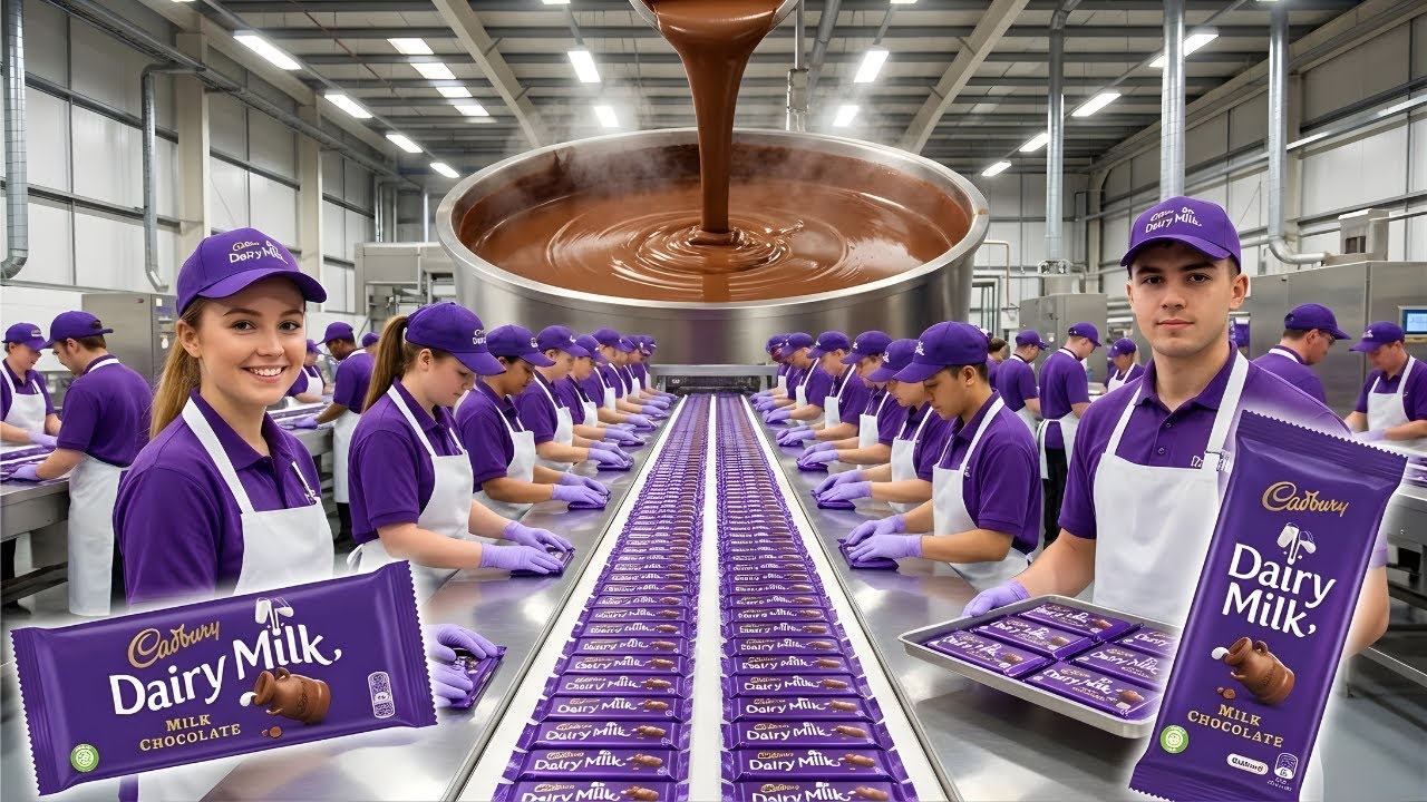 Inside the Cadbury Chocolate Factory: How Millions of Dairy Milk Bars Are Made Every Day