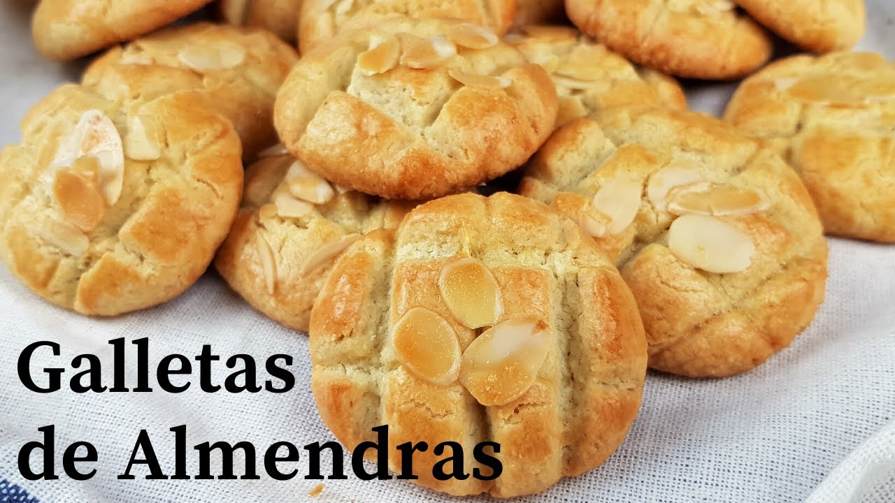 ⭐Las mejores GALLETAS DE ALMENDRAS tan fáciles y tan ricas