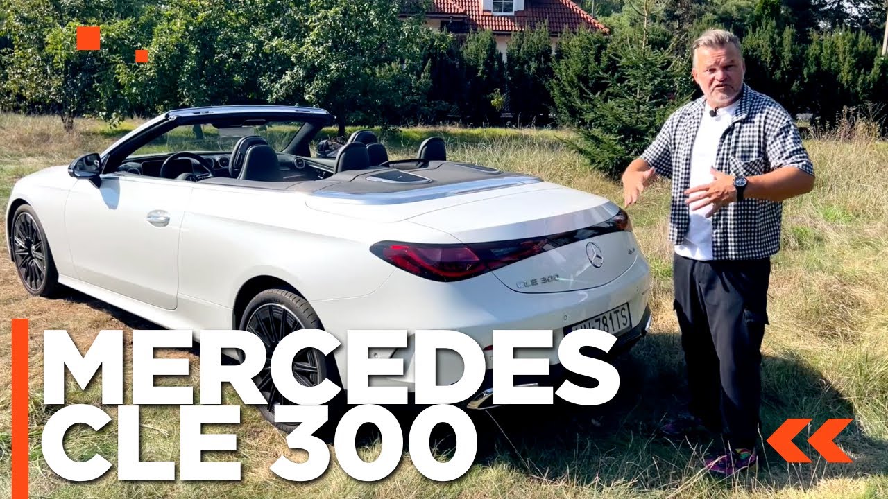 Jesienny Mercedes CLE 300 🍂  Ostatnia przejażdżka bez dachu | Kornacki testuje