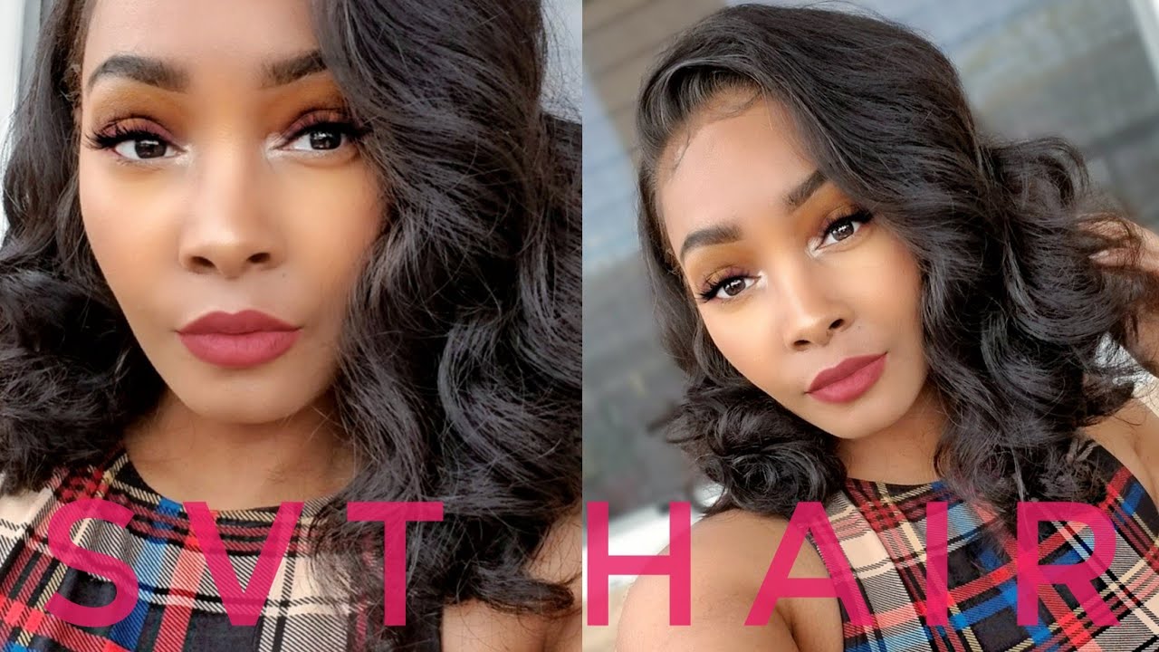 SVT Hair |16inch Peruvian Body Wave Cute Summer Bob